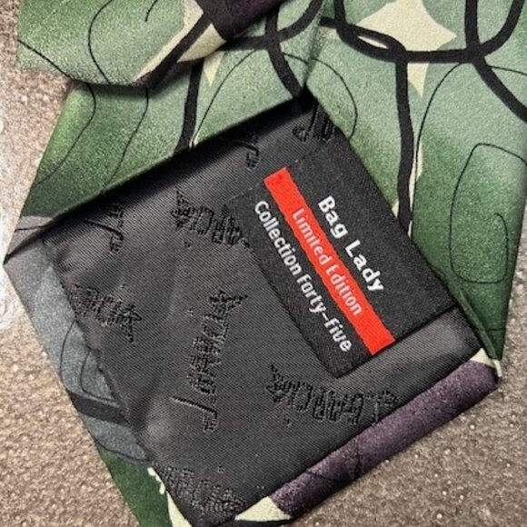 J. GARCIA 100% Silk Tie Bag Lady Limited Edition Collection Forty-Five 2007 - Picture 4 of 5